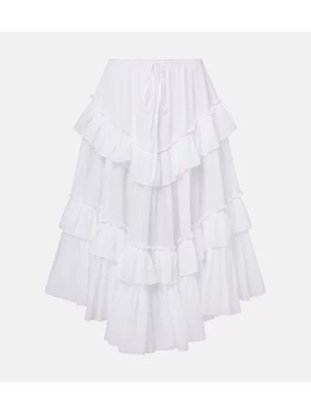 Fustă midi Chloé alb
