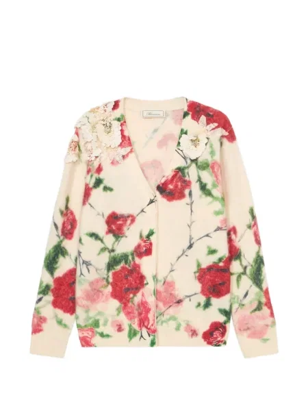 Cardigan Blumarine cu model floral cu imagine