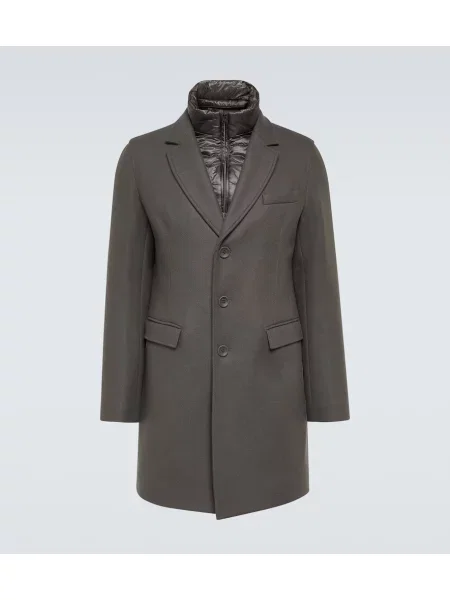 Palton Herno de lână gri