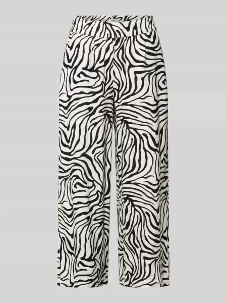 Kuloty z mieszanki lnu i z elastycznym pasem B.young czarne