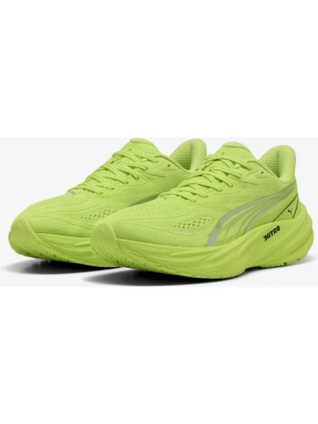 Buty do biegania Puma Velocity NITRO 5 zielony limonkowy srebrny 39 czarny