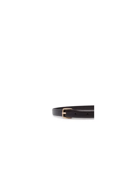 Nadrágszíj Calvin Klein Essential Buckle Sötétbarna barna