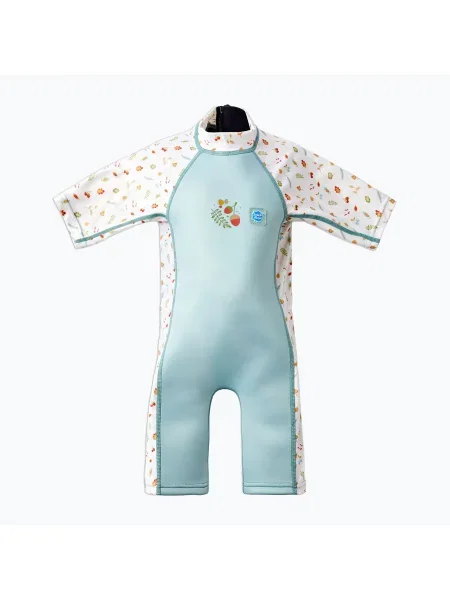 Детски неопренов костюм за плуване Splash About Combie UV Sun & Sea little acorns синьо
