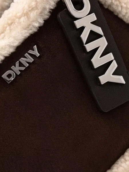 Замшевая сумка через плечо Dkny
