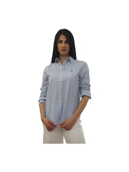 Koszula w paski Ralph Lauren w paski niebieski