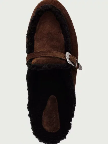 Posa női velúr papucs Aspen Mule barna