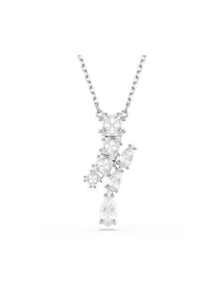 Naszyjnik Swarovski szary