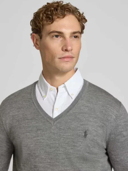 Sweter w kroju regular fit z czystej wełny Polo Ralph Lauren