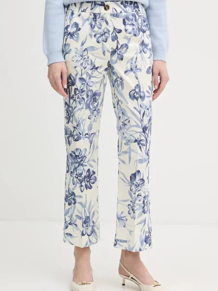 Marella pantaloni Emme by Marella albastru