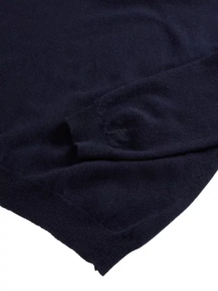 Pulover Woolrich cu decolteu rotund albastru
