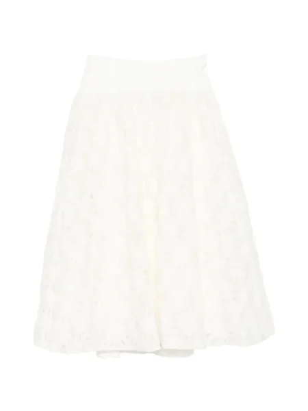 Fustă midi Simkhai cu model floral până la genunchi