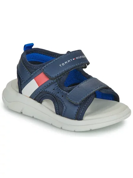 Szandál Tommy Hilfiger Velcro Sandal Sötétkék fehér