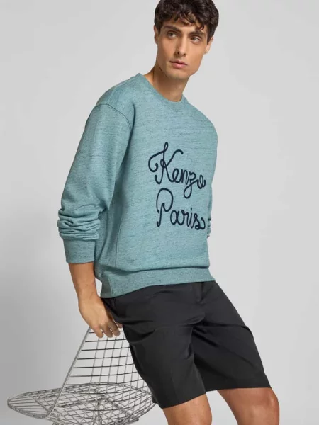 Bluza z wyhaftowanym logo Kenzo