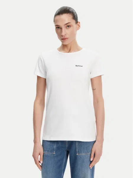 Barbour Tricou Saltford alb