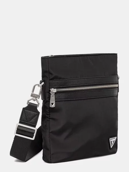 GUESS Geantă de umăr BERLIN' negru
