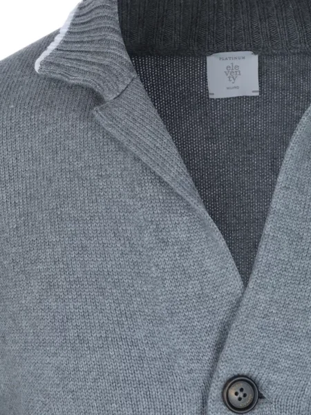 Cardigan Eleventy de lână gri