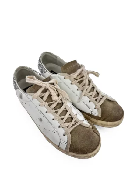 Viseltes hatású sneaker Golden Goose fehér