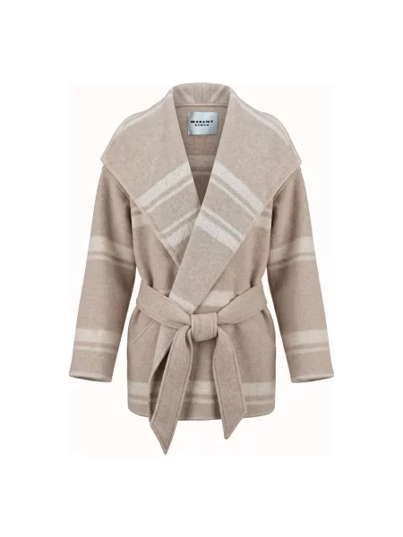 Sweter Marant Etoile wełniany beżowy