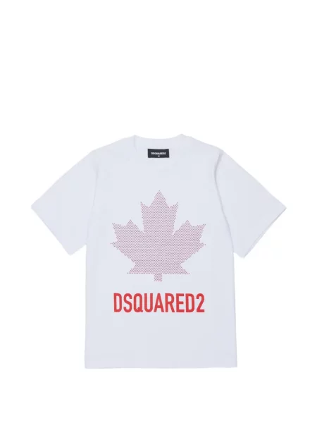 Koszulka dziecięca Dsquared2 biała