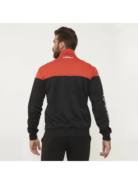Kurtka sportowa Oversize z zamkiem ONTARIO koralowa czarna