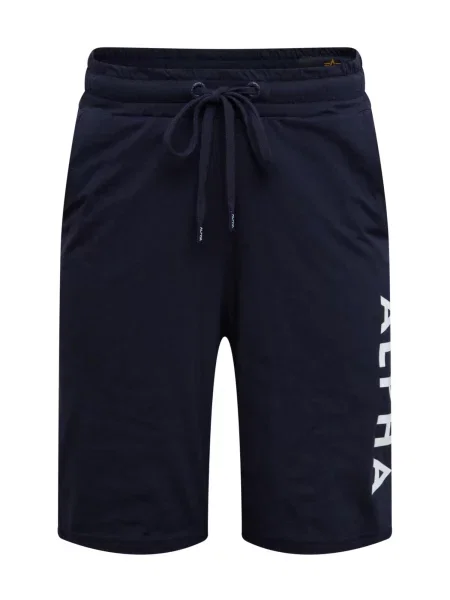 ALPHA INDUSTRIES Kalhoty námořnická modř bílá