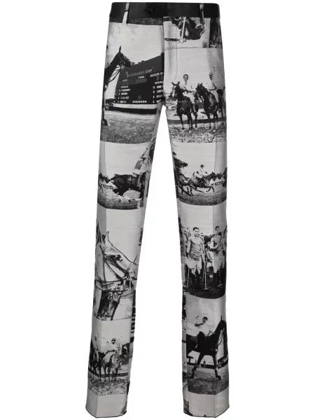 Pantaloni Billionaire cu imagine gri