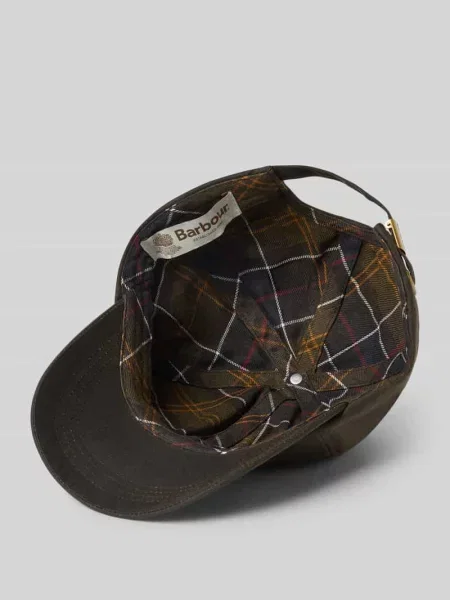 Czapka z daszkiem Barbour oliwkowa