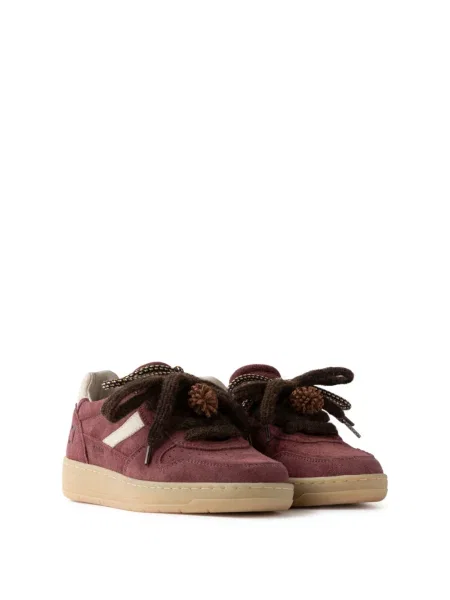 Sneakersy D.a.t.e. zamszowe czerwone