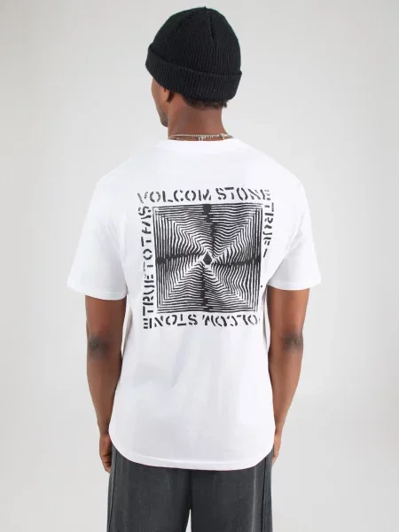 Volcom Tričko VOIDSTONE čierna biela