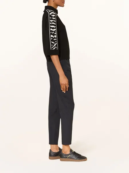 Marc Cain Spodnie Rhodos W Stylu Dresowym schwarz czarne