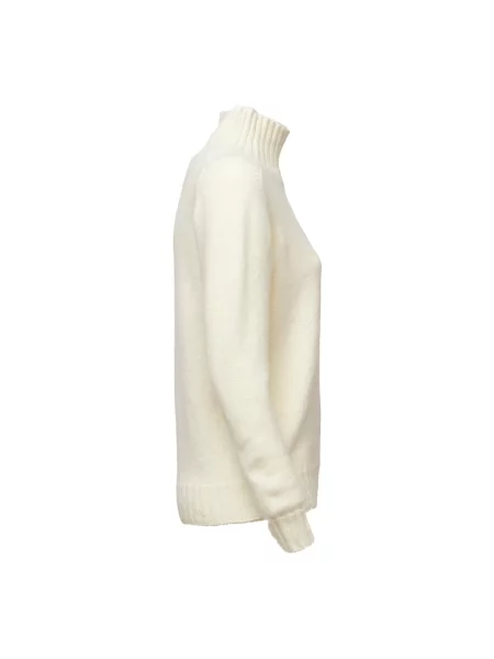 Sweter z golfem Zanone biały