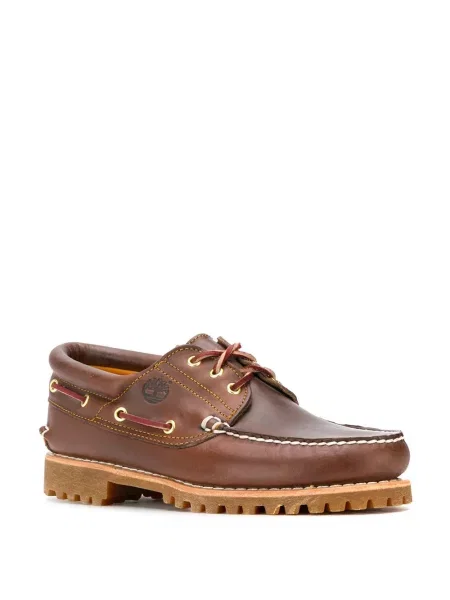 Kožne loaferice Timberland smeđa