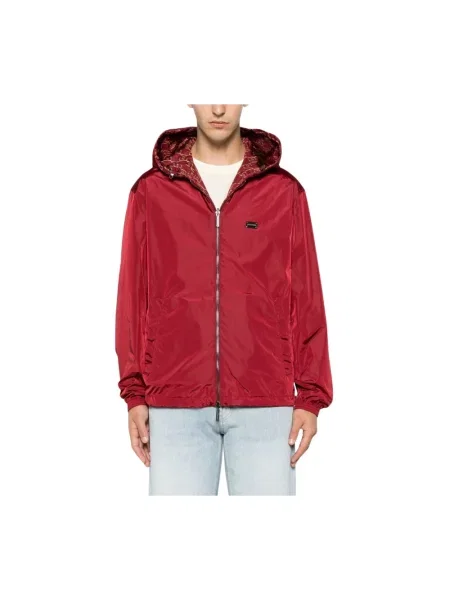 Kurtka bomber Emporio Armani czerwony