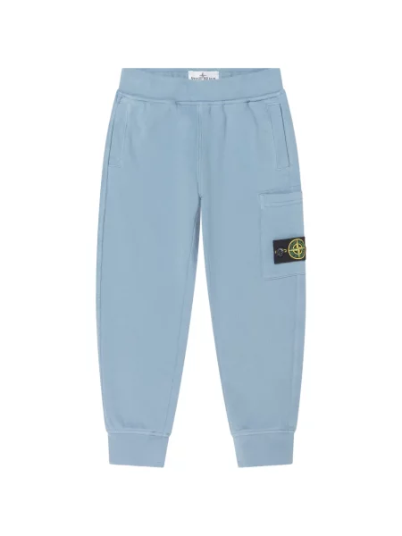 Spodnie dziecięce Stone Island niebieskie