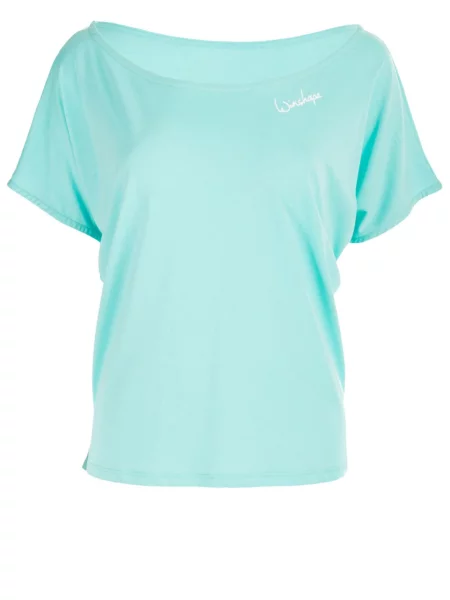 Winshape Tricou funcțional turcoaz alb
