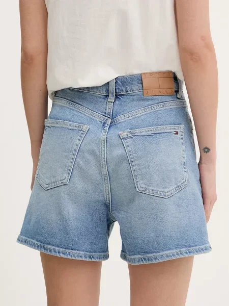 Tommy Jeans szorty jeansowe niebieskie