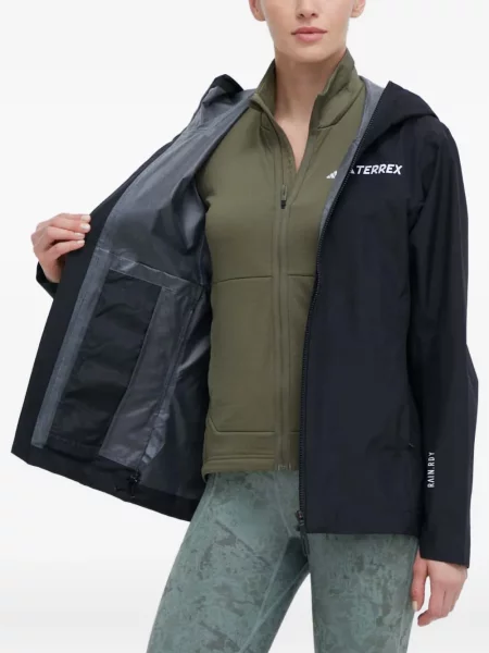 Sneakerși Adidas Terrex cu dungi plasă cu imagine negru
