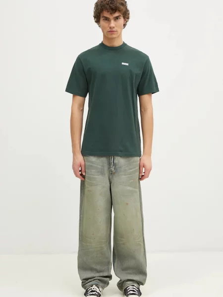 Футболка Butter Goods Basic Tee однотонна зелений