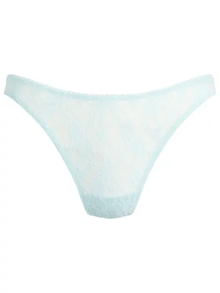 Stringi Fruity Booty koronkowe niebieskie