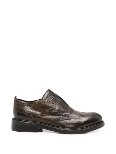 Pantofi loafer Leqarant din piele maro