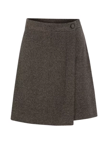 Pantaloni scurți Weekend Max Mara cu model pepito plic maro