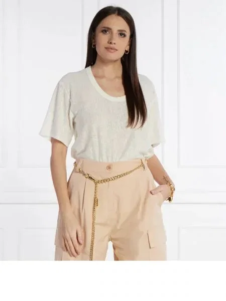 Pinko De in tricou | Relaxed fit alb