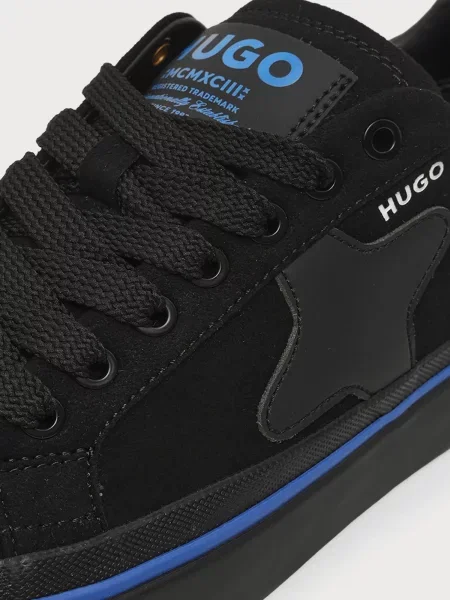 HUGO Nízke tenisky Blue-X' čierna