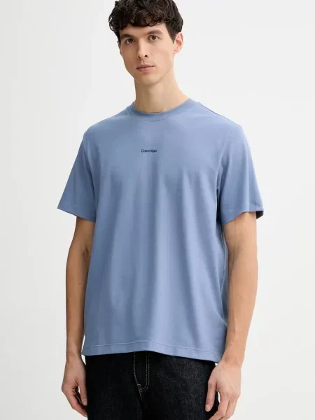 Тениска Calvin Klein виолетово