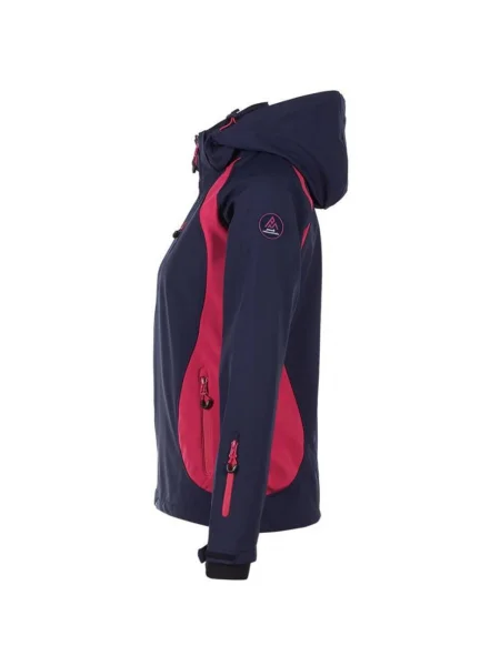 Geacă Peak Mountain softshell albastru