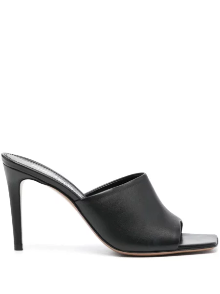 Sandale Paris Texas din piele negru