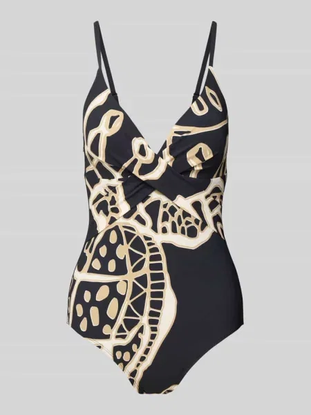 Kostium kąpielowy z wiązanym detalem model ‘BUHRN’ Barts czarny