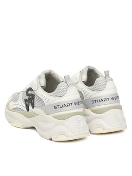 Stuart Weitzman Sneakersy Trainer biela