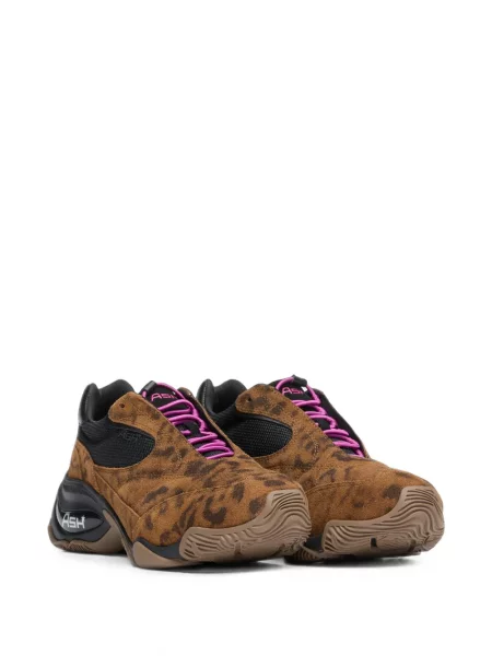Top Ash cu imagine cu model leopard maro