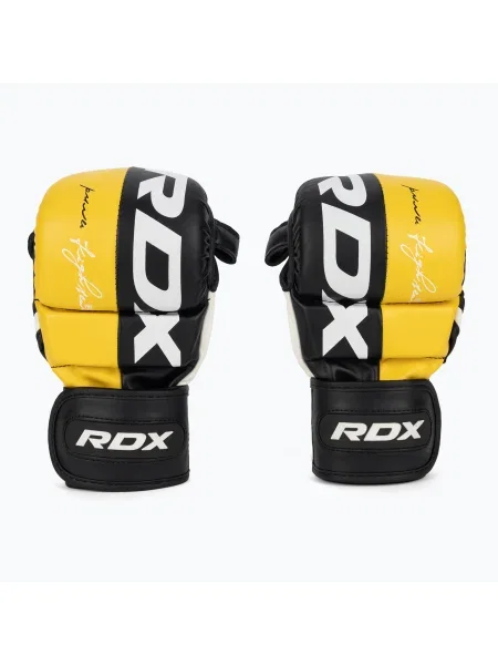 RDX Граплинг ръкавици REX T6 Plus жълти